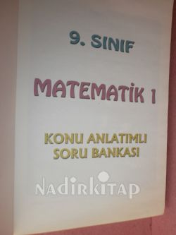 9 SINIF EĞİTİM SETİ /MATEMATİK -1( KONU ANLATIMLI SORU BANKASI..