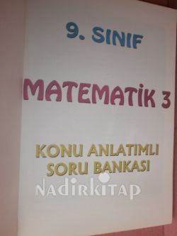 9 SINIF EĞİTİM SETİ /MATEMATİK-3 ( KONU ANLATIMLI SORU BANKASI..