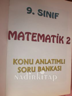 9 SINIF EĞİTİM SETİ /MATEMATİK -2 ( KONU ANLATIMLI SORU BANKASI..