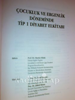ÇOCUKLUK VE ERGENLİK DÖNEMİNDE TİP 1 DİYABET ELKİTABI