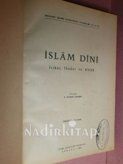 İSLAM DİNİ - İTİKAT , İBADET VE AHLAK / MÜSLÜMAN ÇOCUĞUN DİN KTABI**