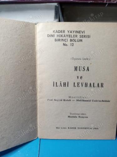 MUSA VE İLAHİ LEVHALAR Dini Hikayeler Serisi No.12
