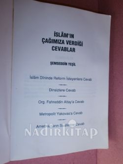 İSLAMIN ÇAĞIMIZA VERDİĞİ CEVABLAR
