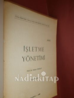 İŞLETME YÖNETİMİ
