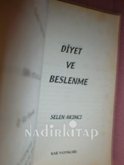 DİYET VE BESLENME** BİRİNCİ BASIM**