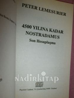 NOSTRADAMUS: SON HESAPLAŞMA ** BİRİNCİ BASIM**