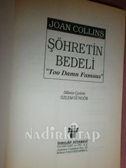 ŞÖHRETİN BEDELİ