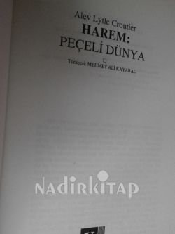 HAREM PEÇELİ DÜNYA ( RENKLİ TABLOLAR VE BELGESEL RESİM EKLERİ İLE )