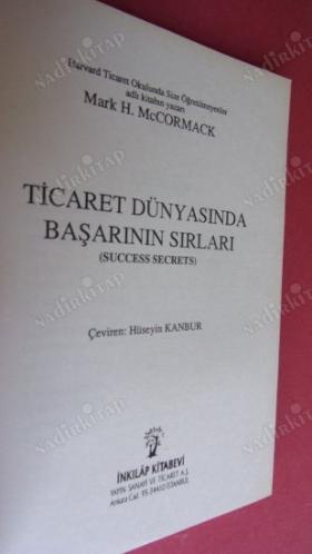 TİCARET DÜNYASINDA BAŞARININ SIRLARI