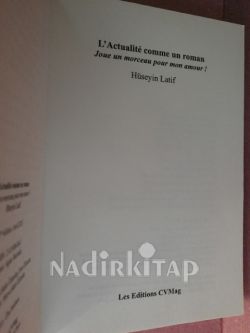 L. ACTUALİTE COMME UN ROMAN