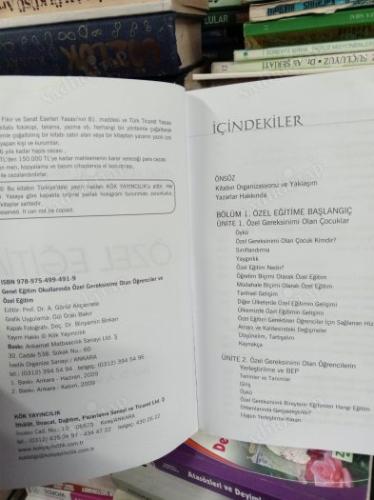 Genel Eğitim Okullarında Özel Gereksinimi Olan Öğrenciler ve Özel Eğitim