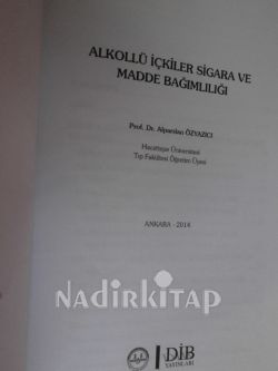 ALKOLLÜ İÇKİLER SİGARA VE MADDE BAĞIMLILIĞI