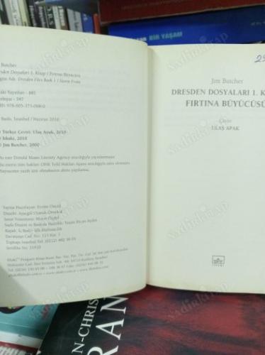 FIRTINA BÜYÜCÜSÜ DRESDEN DOSYALARI 1.KİTAP