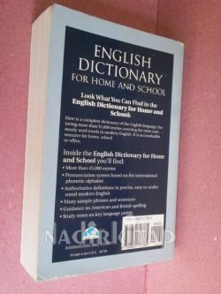 ENGLISH DICTIONARY FOR HOME AND SCHOOL