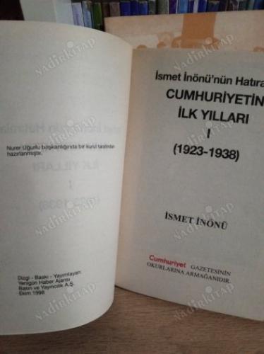 CUMHURİYETİN İLK YILLARI (1923-1938) I-II TAKIM