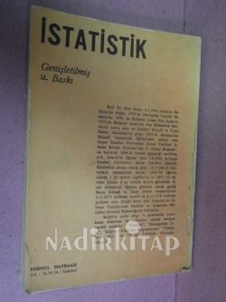 İSTATİSTİK
