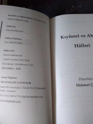 KIYAMET VE AHİRET HALLERİ