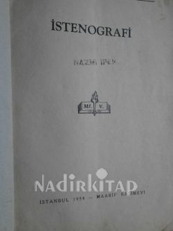 İSTENOGRAFİ