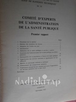 COMITE D. EXPERTS DE L. ADMINISTRATION DE LA SANTE PUBLIQUE