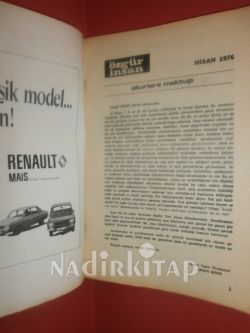 AYLIK DERGİ ÖZGÜR İNSAN OKURLARA MEKTUP SAYI.30.1976