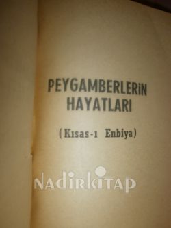PEYGAMBERLERİN HAYATLARI KISAS-I ENBİYA m