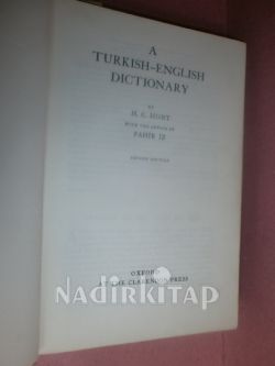 TURKISH-ENGLISH .DICTIONARY