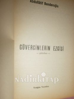 GÜVERCİNLERİN EZGİSİ** ŞİİRLER