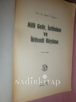 MİLLİ GELİR,İSTİHDAM VE İKTİSADİ BÜYÜME
