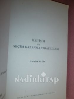 ETKİLİ İLETİŞİM STRATEJİLERİ** BİRİNCİ BASIM**