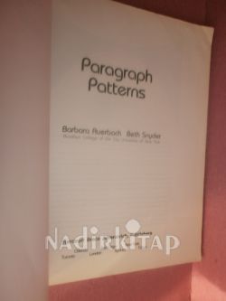 PARAGRAPH PATTERNS