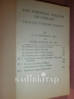 ENGLLSH-TURKISH VERSION