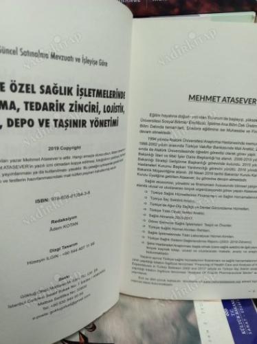 KAMU VE ÖZEL SAĞLIK İŞLETMELERİNDE SATINALMA TEDARİK ZİNCİRİ LOJİSTİK STOK DEPO VE TAŞINIR YÖNTEMİ