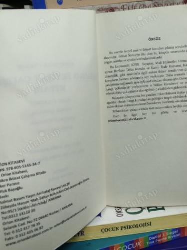 Mikro İktisat Çalışma Kitabı