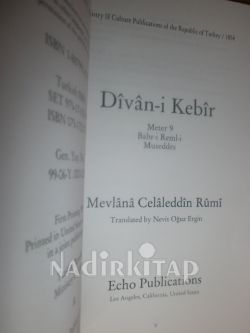 Dîvân-ı Kebîr. Meter 9 (Bahr-i Reml-i Museddes)
