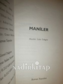 TÜRK MANİLERİNDEN SEÇMELER-