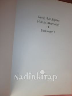 GENÇ HUKUKÇULAR HUKUK OKUMALARI BİRİKİMLER-1