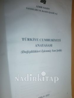 Türkiye Cumhuriyeti Anayasası değişiklikleri işlenmiş son şekli