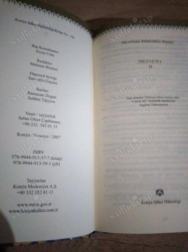 MESNEWI - Türkmence Mesnevi (1-2-3-4-5-6 Cilt Takım)