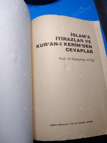 İSLAM'A İTİRAZLAR VE KUR'AN-I KERİM'DEN CEVAPLAR