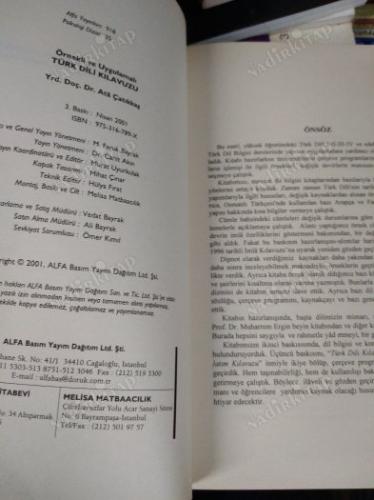 ÖRNEKLİ VE UYGULAMALI TÜRK DİLİ KILAVUZU