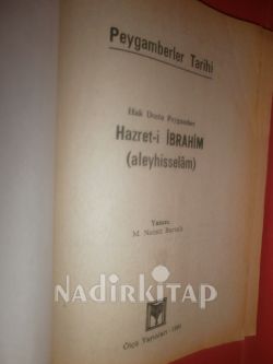 HAZRETİ İBRAHİM ALEYHİSSELAM
