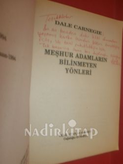 ÜNLÜ ADAMLARIN BİLİNMEYEN YÖNLERİ