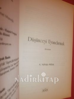 DÜŞÜNCEYİ UYANDIRMAK