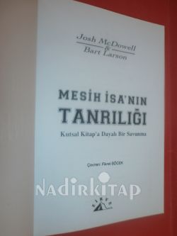 MESİH İSA'NIN TANRILIĞI