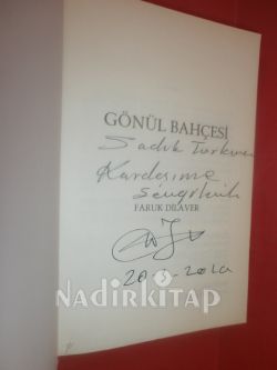 GÖNÜL BAHÇESİ ** İMZALI**
