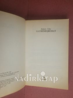 GAYRİMEŞRUBAT* BİRİNCİ BASKI**