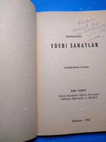 Örneklerle Edebi Sanatlar