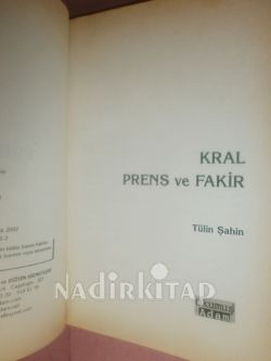 KRAL ,PRENS VE FAKİR * birinci baskı**