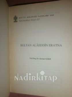 SULTAN ALAEDDİN ERATNA