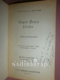 ENGİN DENİZ-ŞİİRLER-* İMZALI**